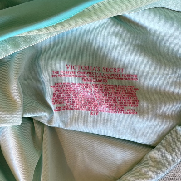 One piece ruched swimsuit by Victoria’s Secret in aqua blue - Picture 4 of 4